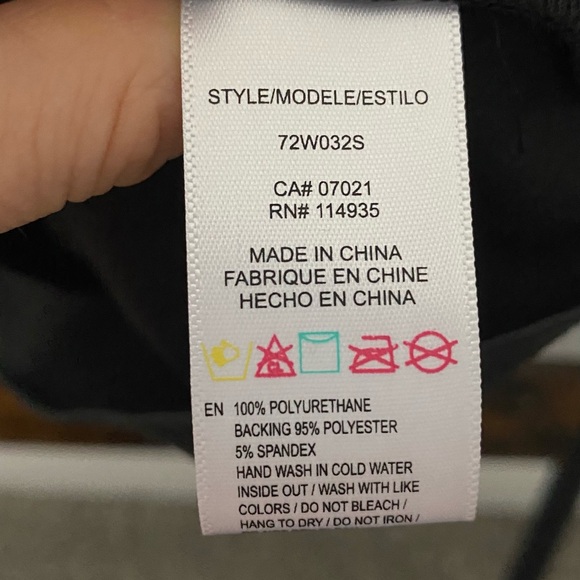 2/$40 Design Lab Faux Leather Shirt / Jacket - Picture 6 of 6